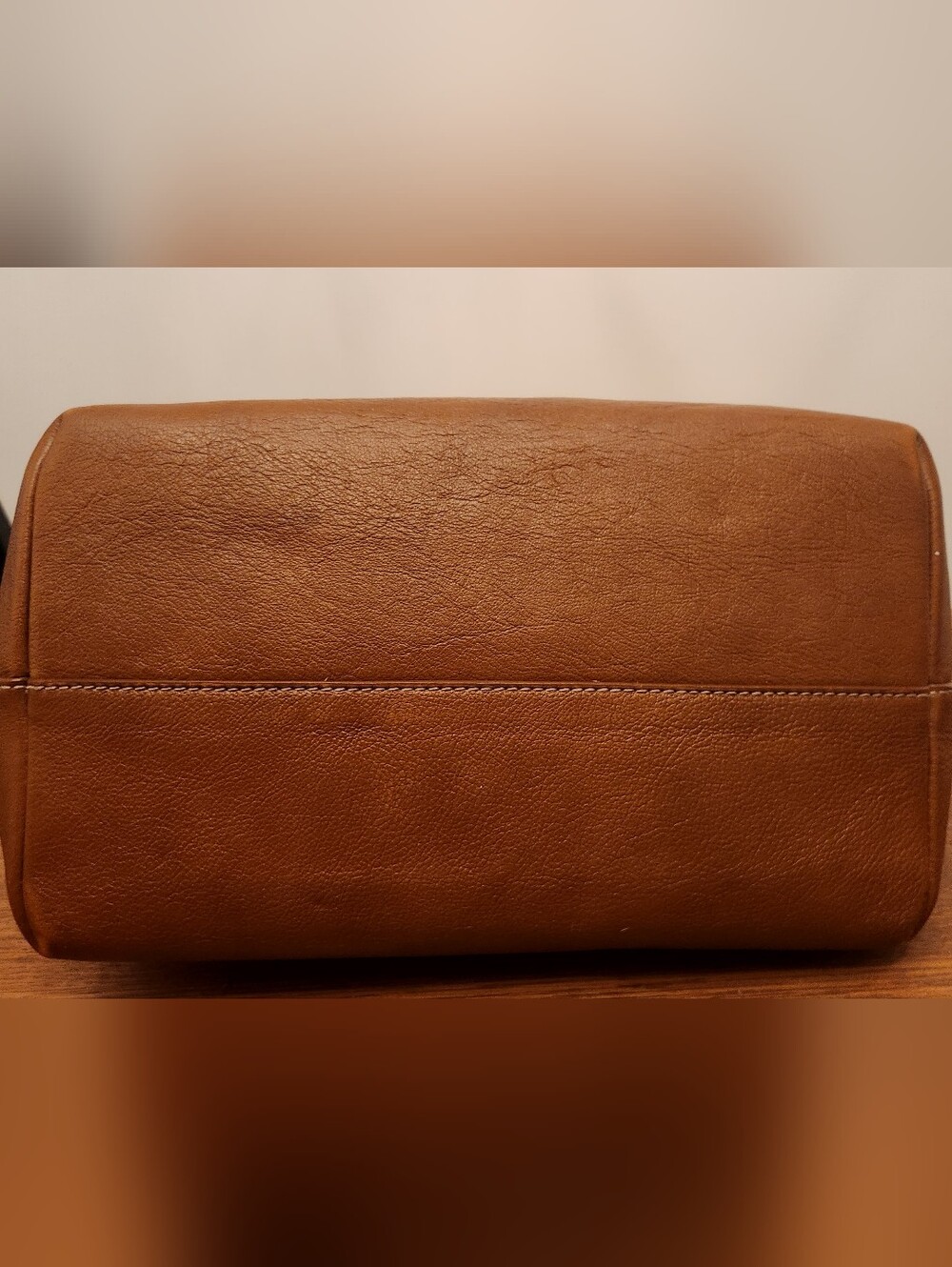 Furla GORGEOUS Red Brown Leather Tote Colorblock Must See ALL Pics!! - Picture 11 of 16